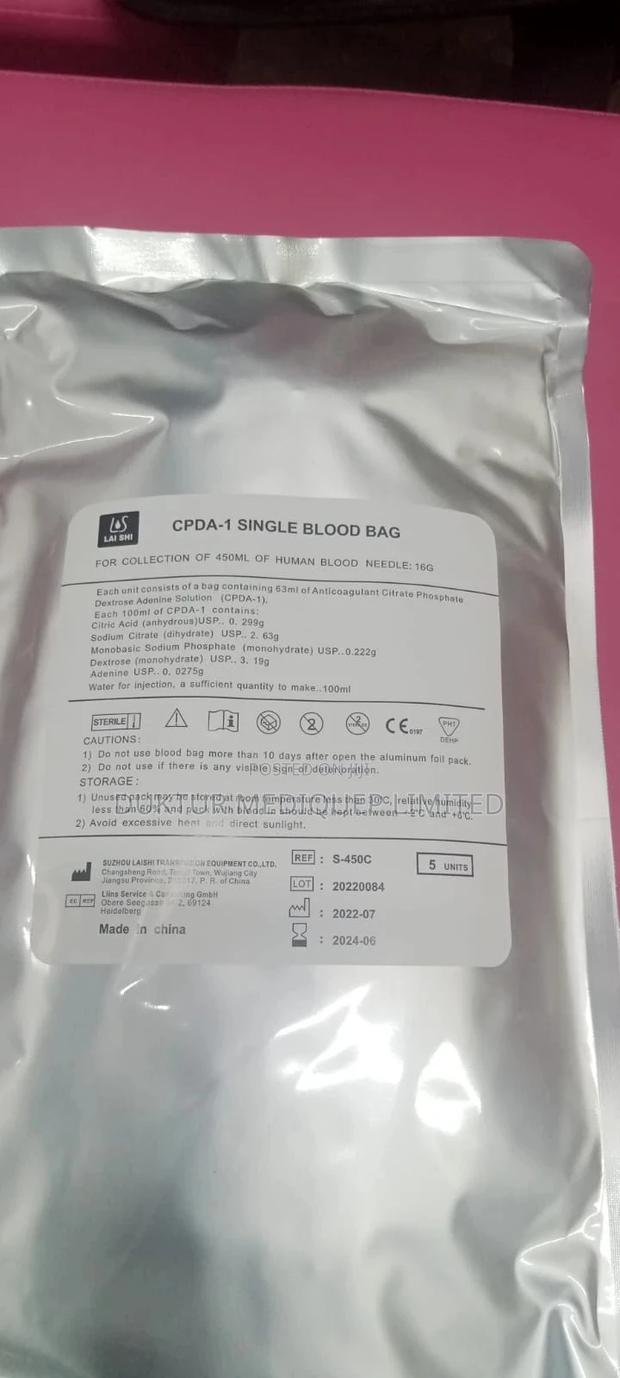 Single Blood Bag 450ML - main view