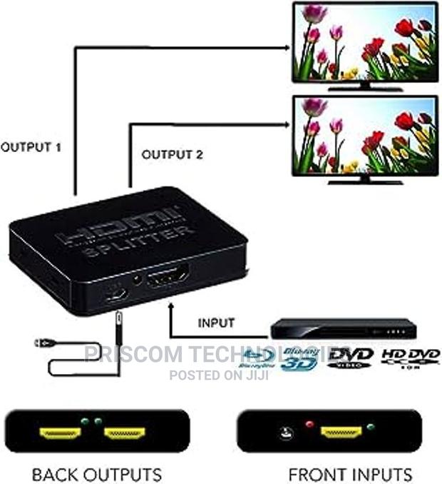 HDMI Splitter 1 Input 2 Output, HDMI Splitter 1 X 2, 1080PX - thumbnail 3