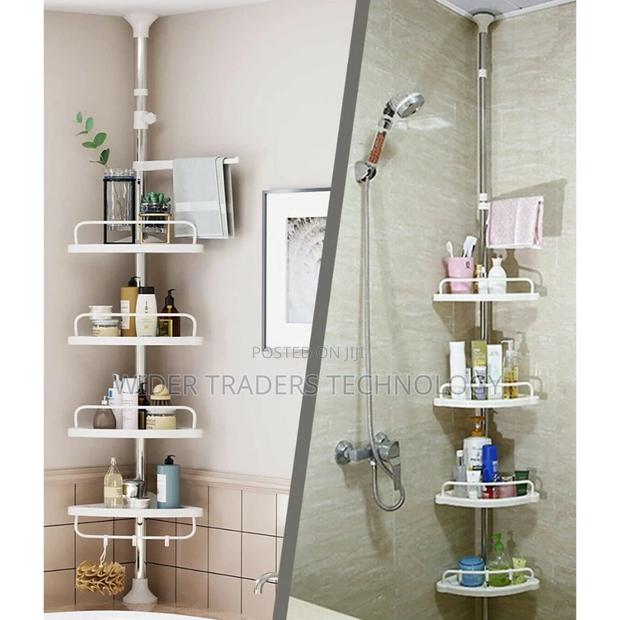 4 Tier Adjustable Telescopic
Multi-Corner Shelf Organiser