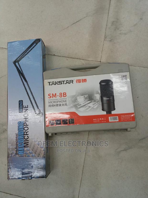 Takstar 8b Studio Microphone With the Studio Stand - main view