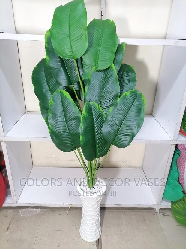 Plant Banana Artificial With Vase on Offer - main view