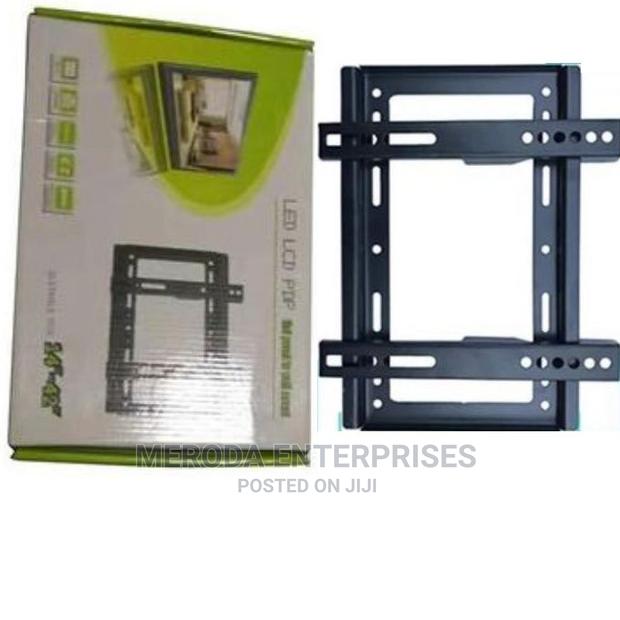 TV Wall Panel Bracket Holder 14" - 42" - Black. - main view