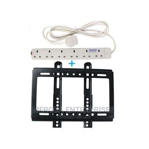 Power King 6 Way Power Extension + 14-42 TV Wall Bracket - thumbnail 2