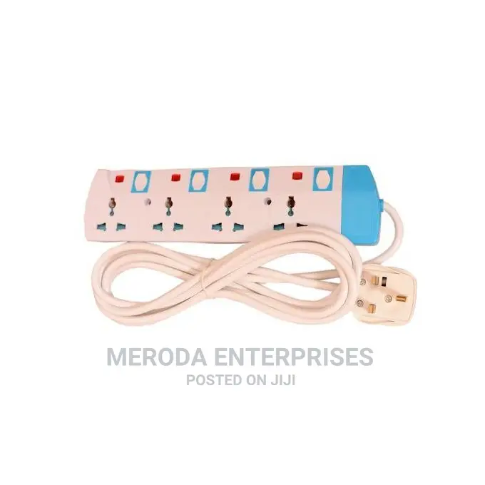 Power King Heavy Duty 4 Ways Extension Cable