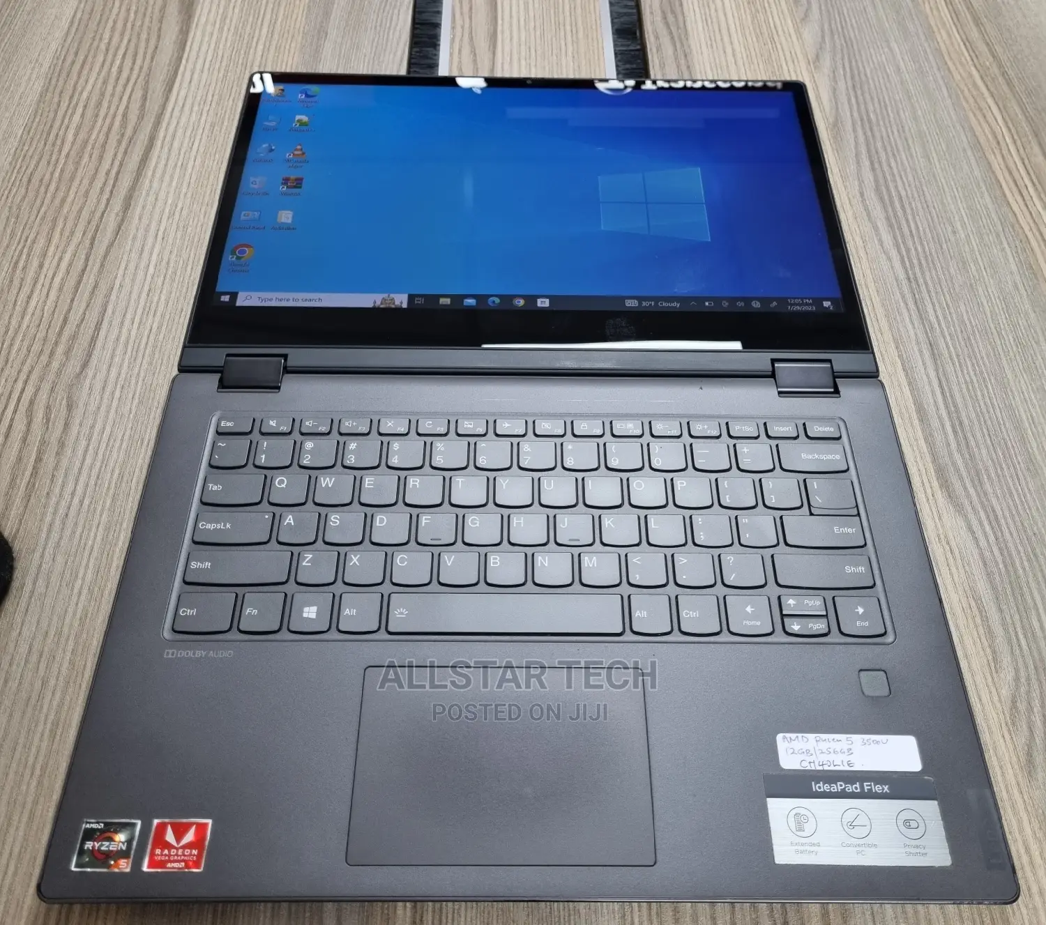 Laptop Lenovo 12GB AMD Ryzen 5 SSD 256GB