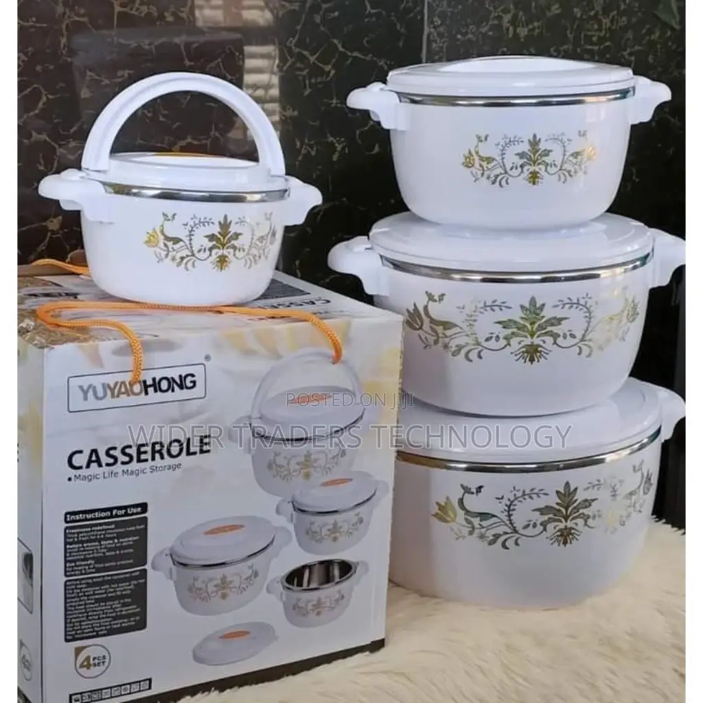 4 Pieces Hotpots Casserole