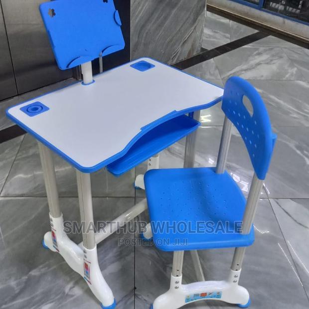 Plastic Study Desk* Blue - main view