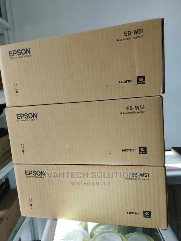 Epson Eb-W51 4000 Lumen Projector 3lcd Technology - thumbnail 3