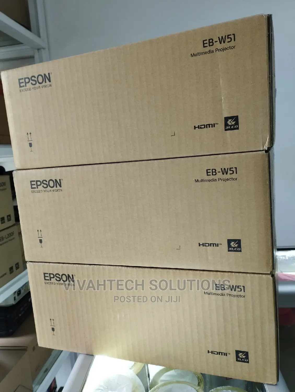 Epson Eb-W51 Projector 3lcd Technology, Wxga
