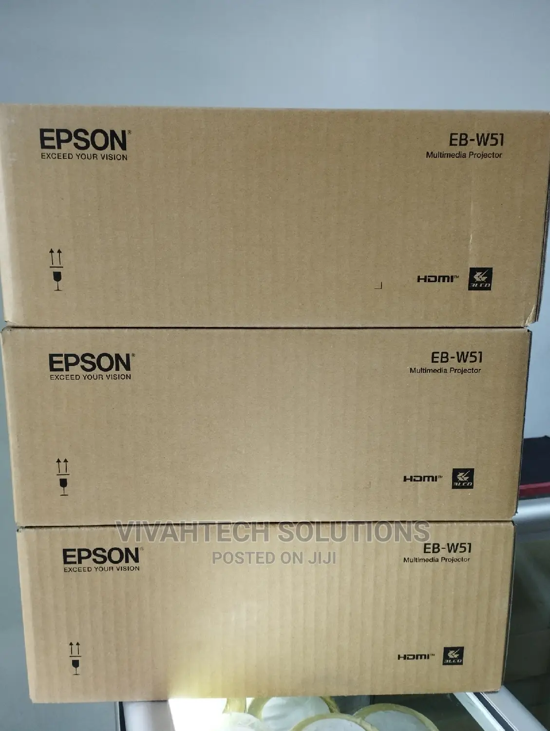 Epson Eb-W51 Projector 3lcd Technology, Wxga