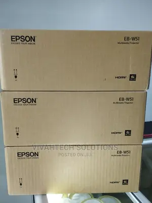 Epson Eb-W51 Projector 3lcd Technology, Wxga