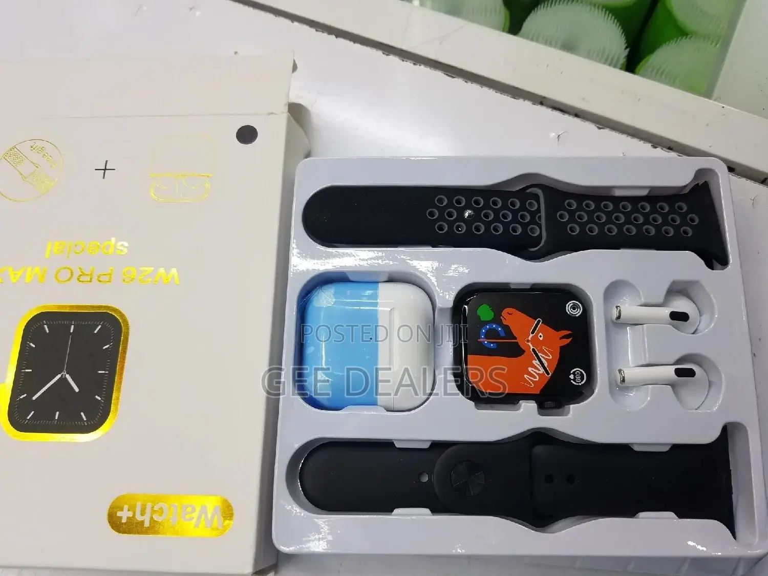 T55 Smartwatch With Free Buds and Extra Straps