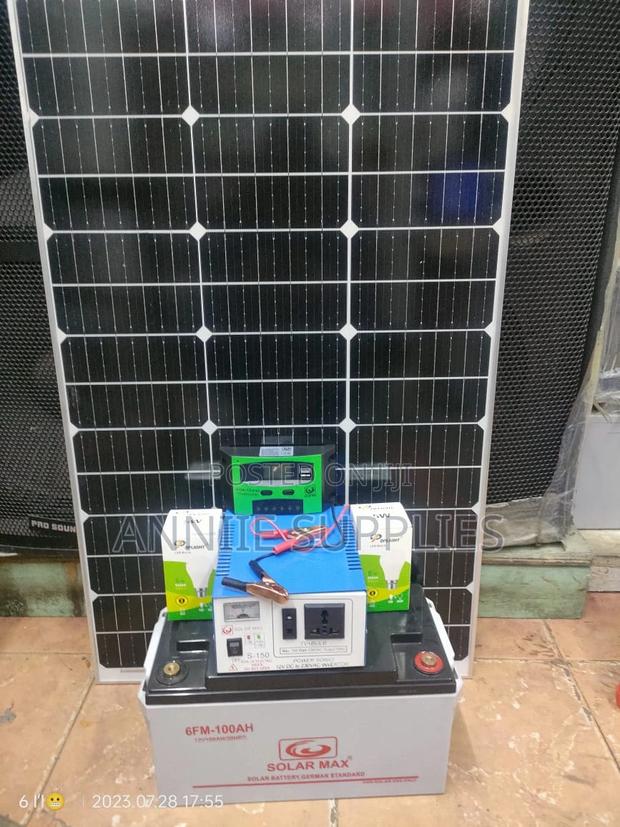 150w Solar Summer Package + 100ah Battery +300w Inverter