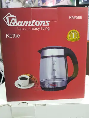 Ramtons Cordless Glass Jug Kettle 1.7rm/566