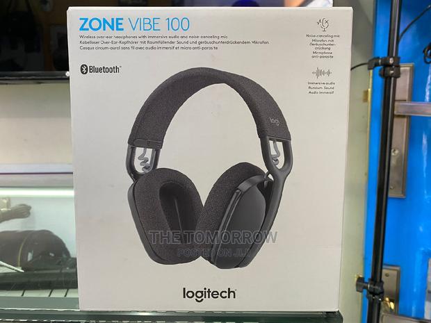 Logitech Zone Vibe 100 Wireless Over Ear Headphones - main view
