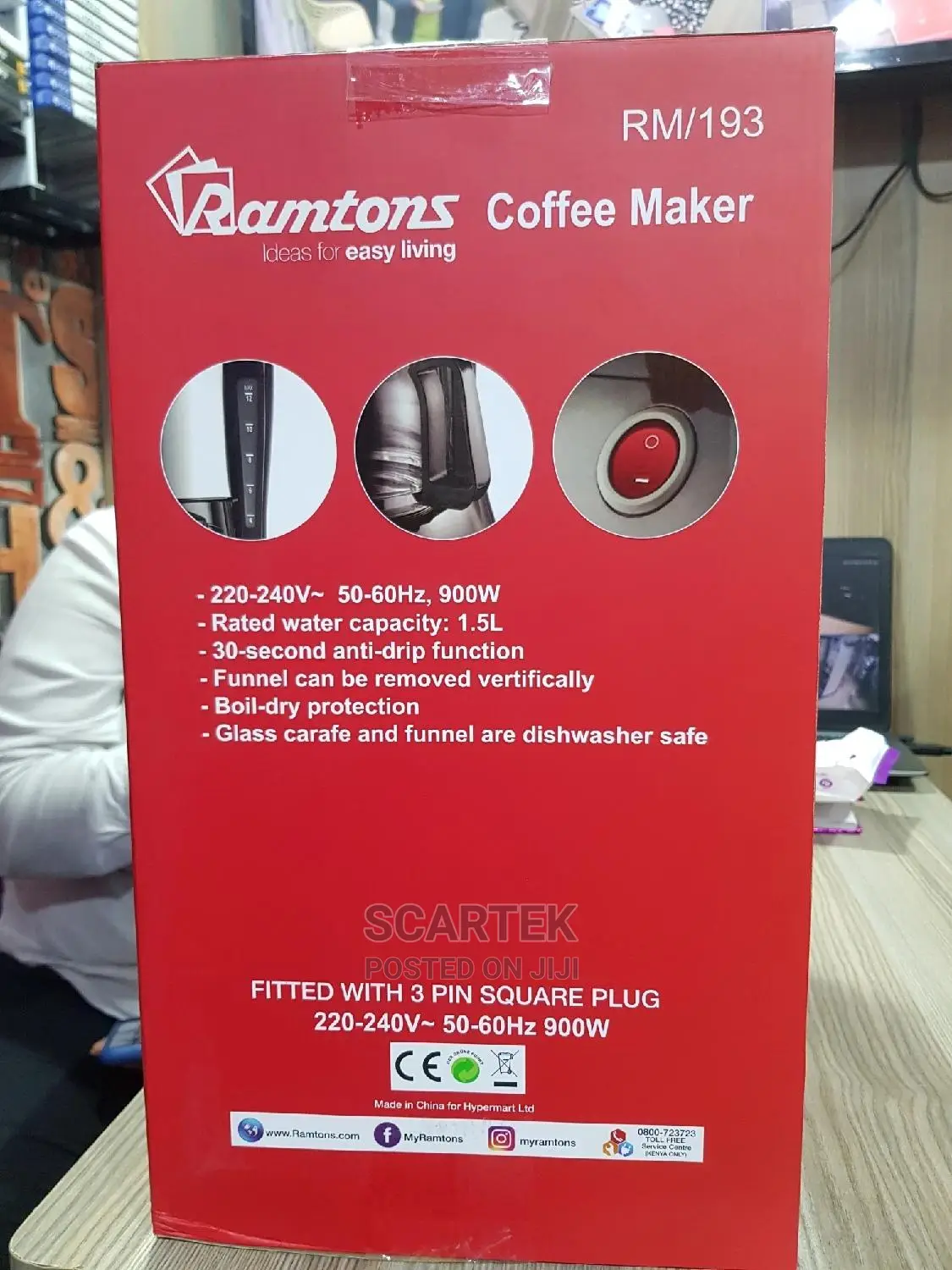 Ramtons RM/193 Coffee Grinder