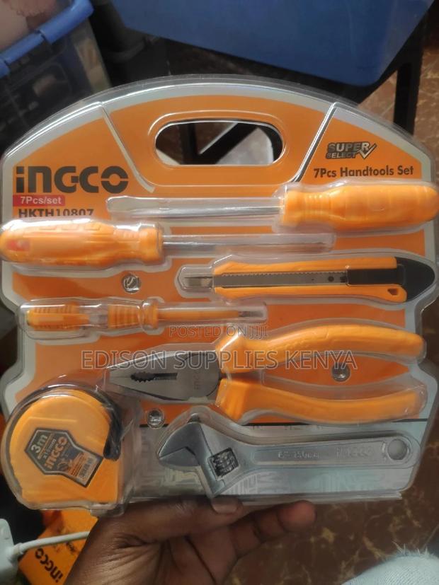 Ingco Hand Tool Sets 7pcs HKTH10807 Pliers Screwdrivers - main view