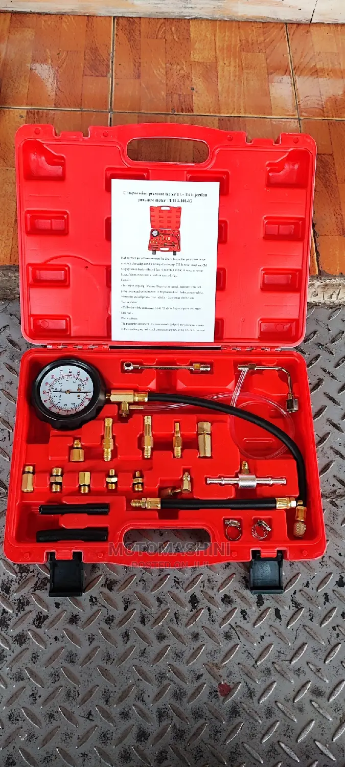 20 Piece Kit Vehicle Fuel Pressure Tester Tu-114