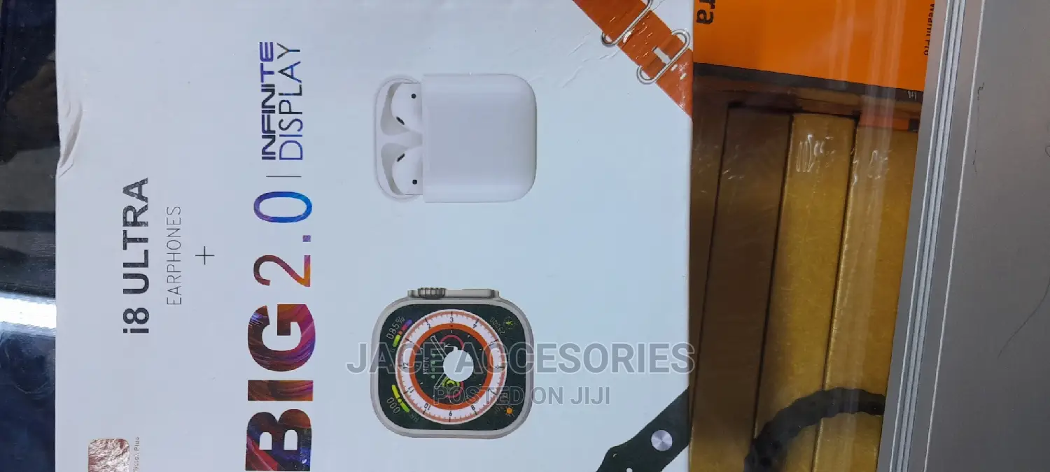 I8 Ultra Smartwatch With Earpods