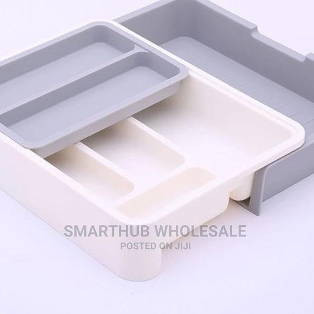 New Design Cutlery Drawer Organizer*
Green, Blue and Grey