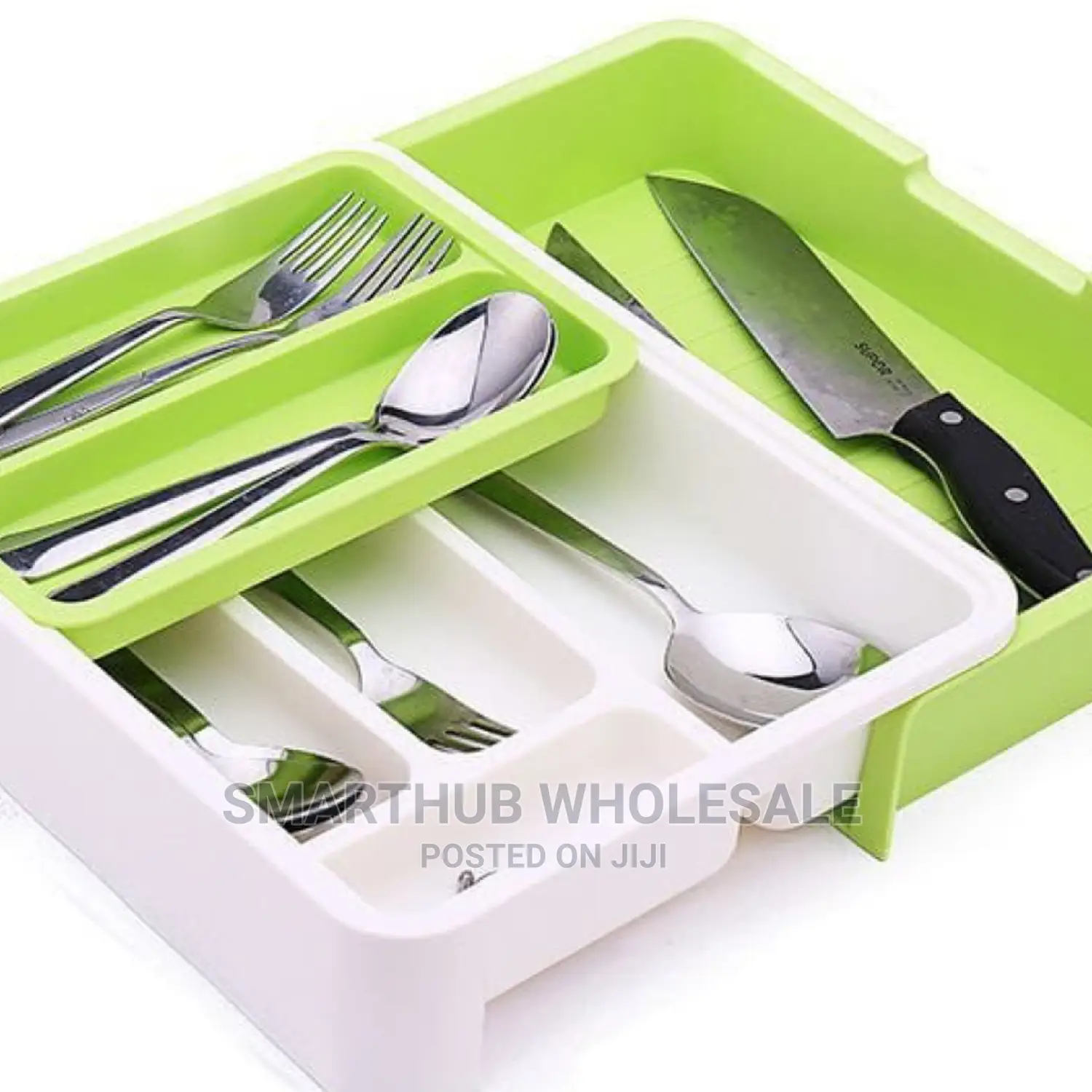 New Design Cutlery Drawer Organizer*Unique Design
Green