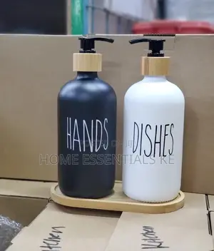 *2pcs Ceramic Kitchen Sink Dish SOAP//LOTION Dispenser