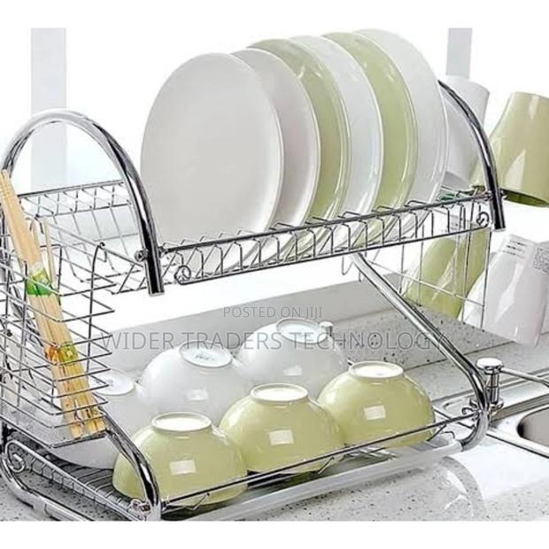 Dish Rack – 2tier – With Drain Board - main view