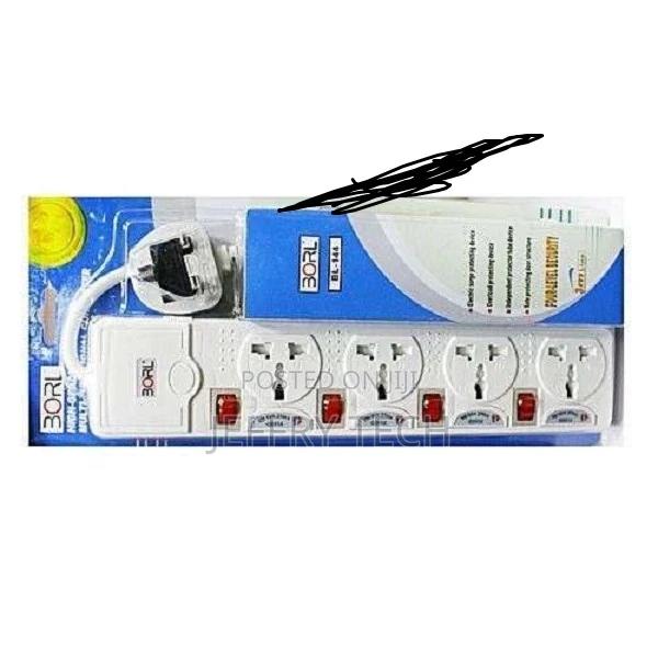 Borl BORL 4 Ways Duty Extension Socket- White - thumbnail 2