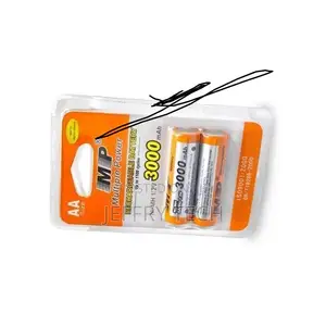 AA Rechargable MP Batteries-Multicolour