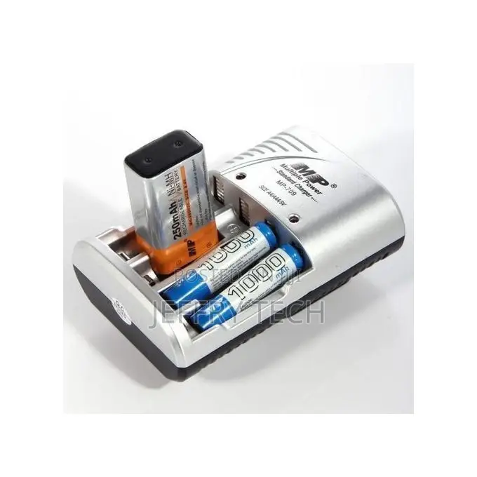Electric Rechargeable Battery Charger Size AA,AAA and 9V - W