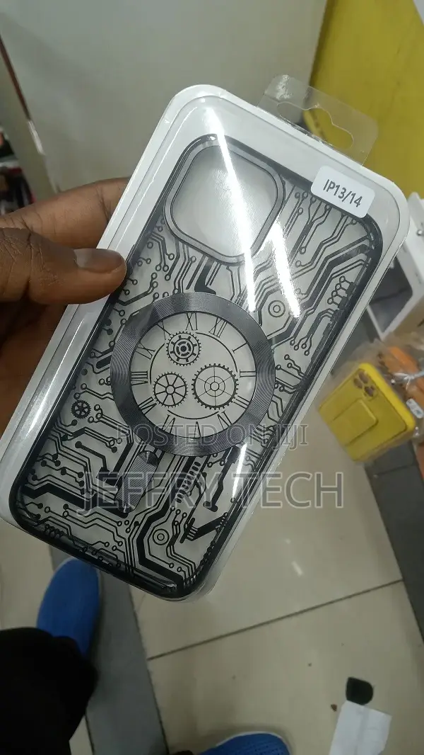 Back Cover for iPhone 14/13 Mechanical Magsafe Wireless Char