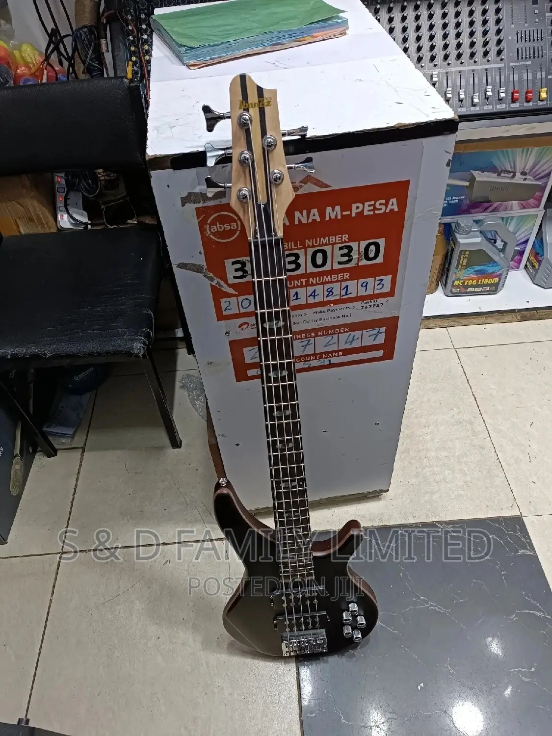 5 String Active Guitar