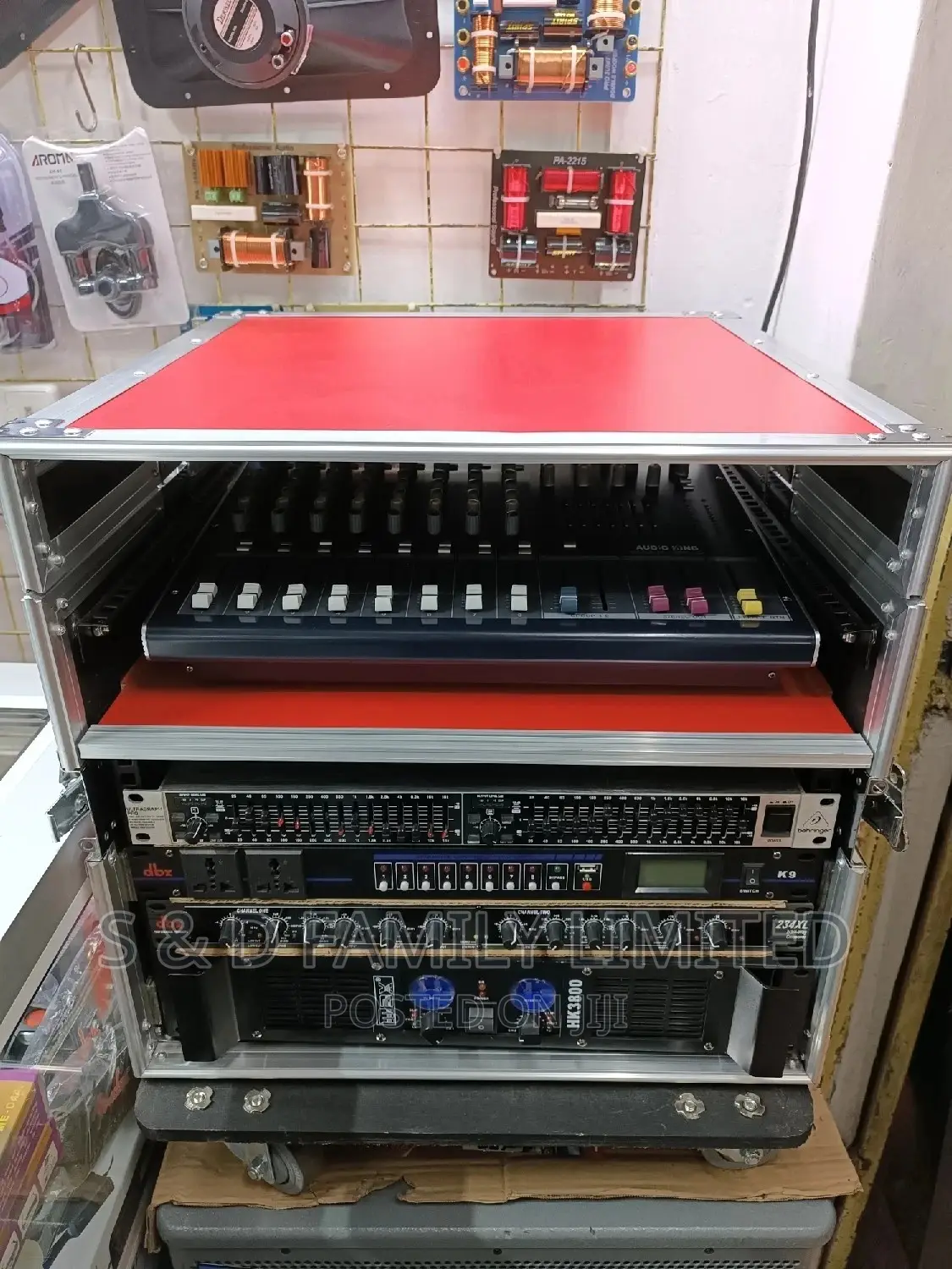 6U Flight Case With Mixer Top