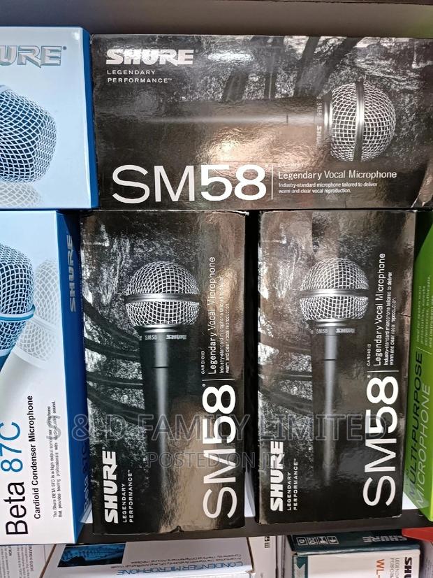 SM 58 Shure Corded Microphone