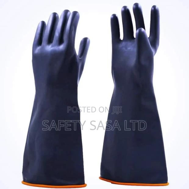 Heavy Duty Industrial Rubber Gloves - main view