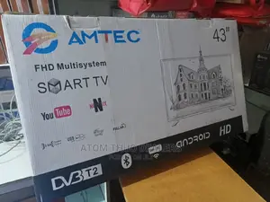 Amtec 43 Inches Smart Android Digital Tv ,., ,