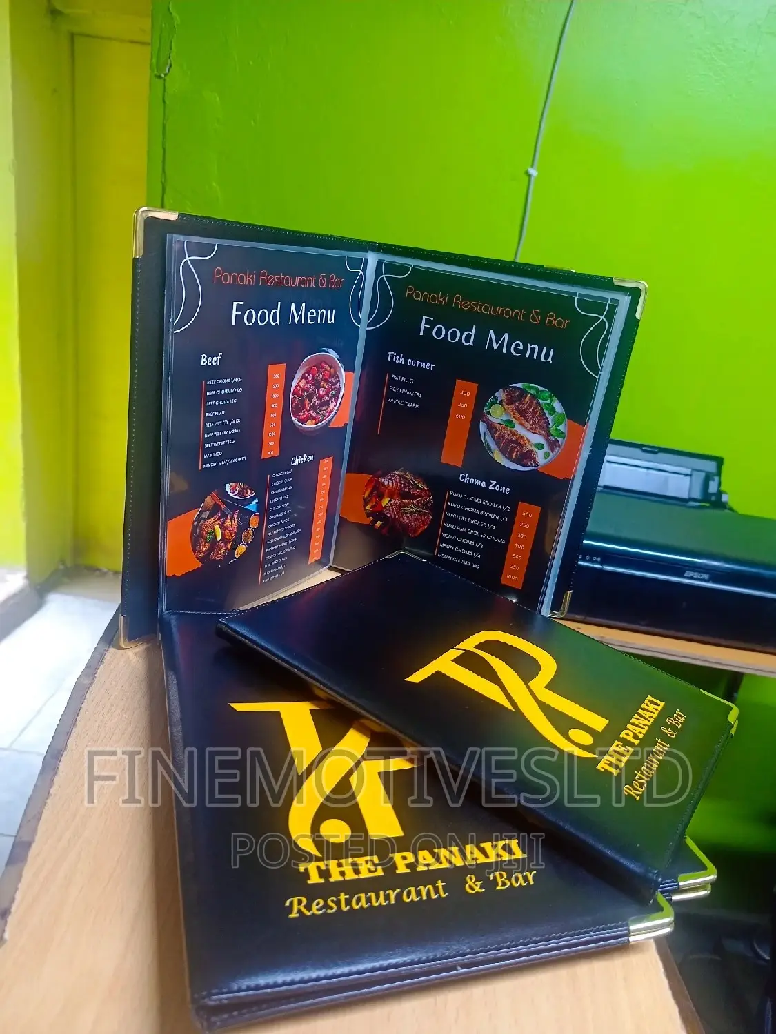 Menu Folder Branding A4