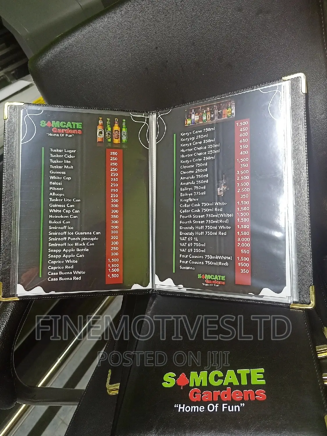 Menu Folder Branding A4