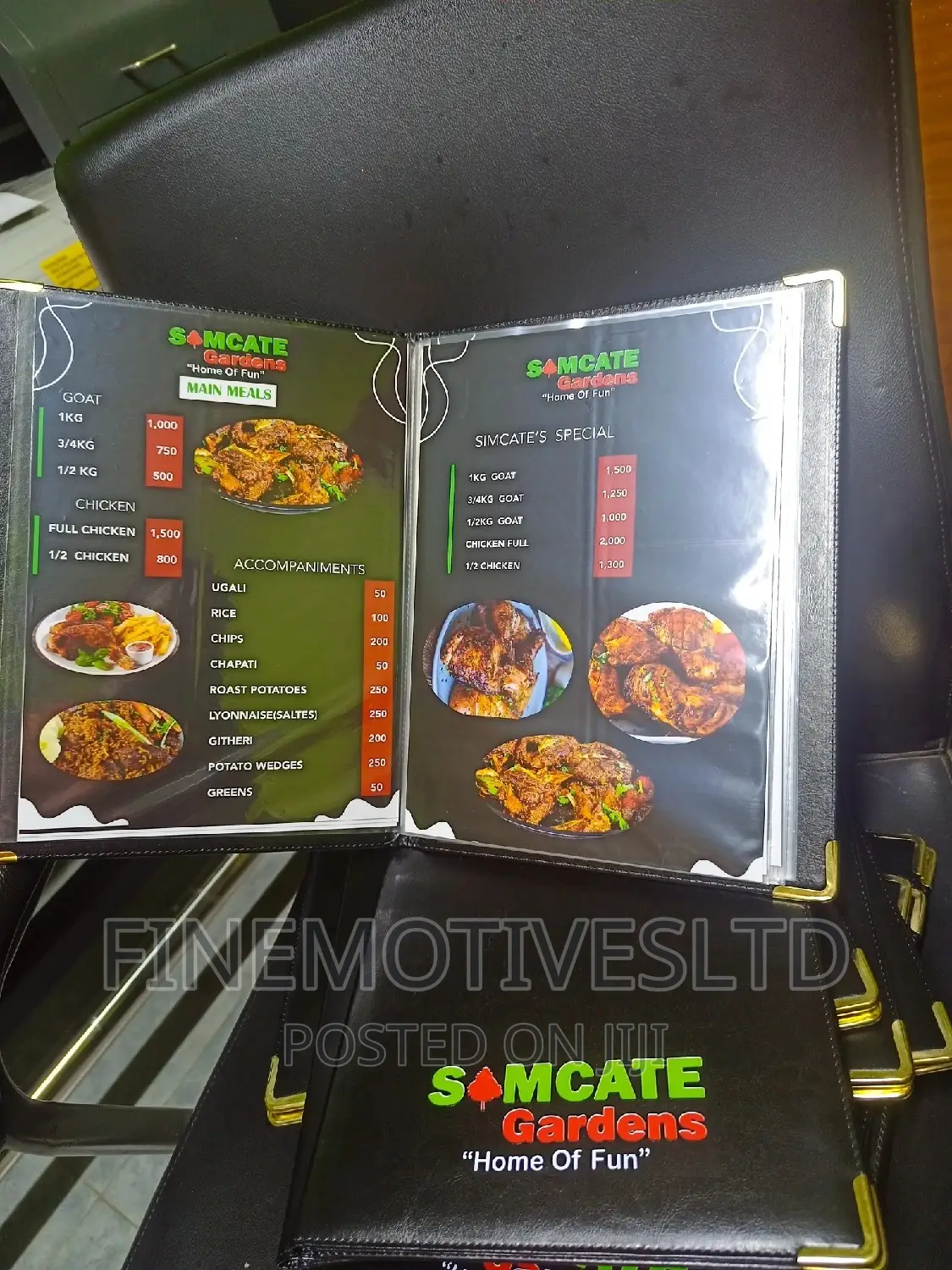 Menu Folder Branding A4