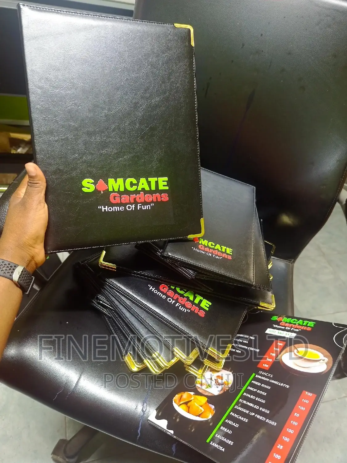 Menu Folder Branding A4