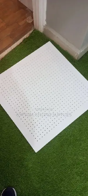 Gypsum Ceiling Tiles Perforated 600x600x8mm