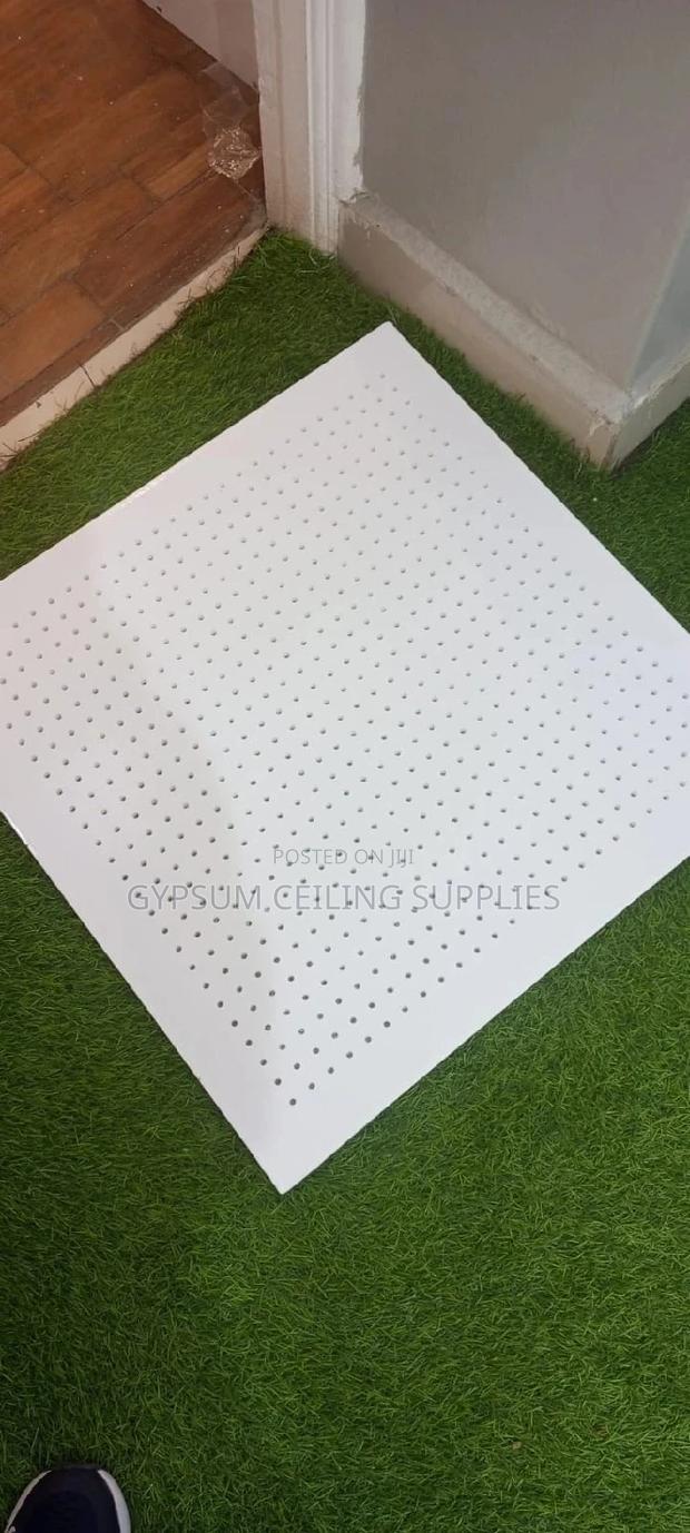 Gypsum Ceiling Tiles Perforated 600x600x8mm