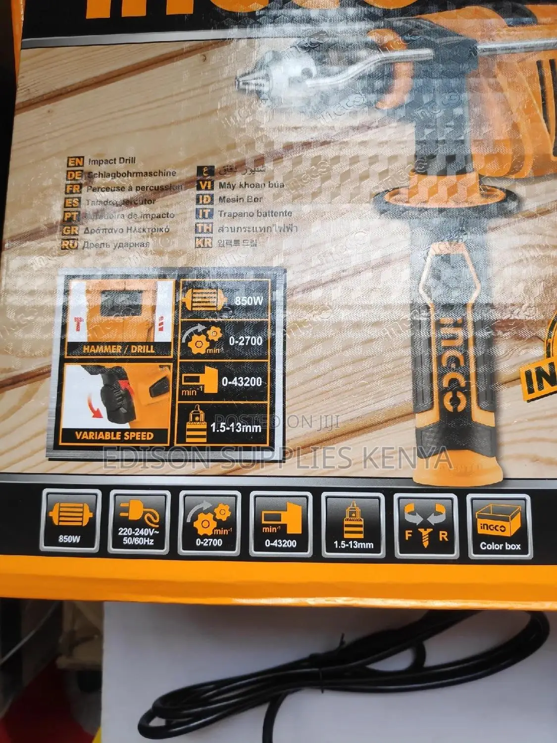 Hammer Drill 850W Ingco Impact Drill 850W Heavy Duty BEST