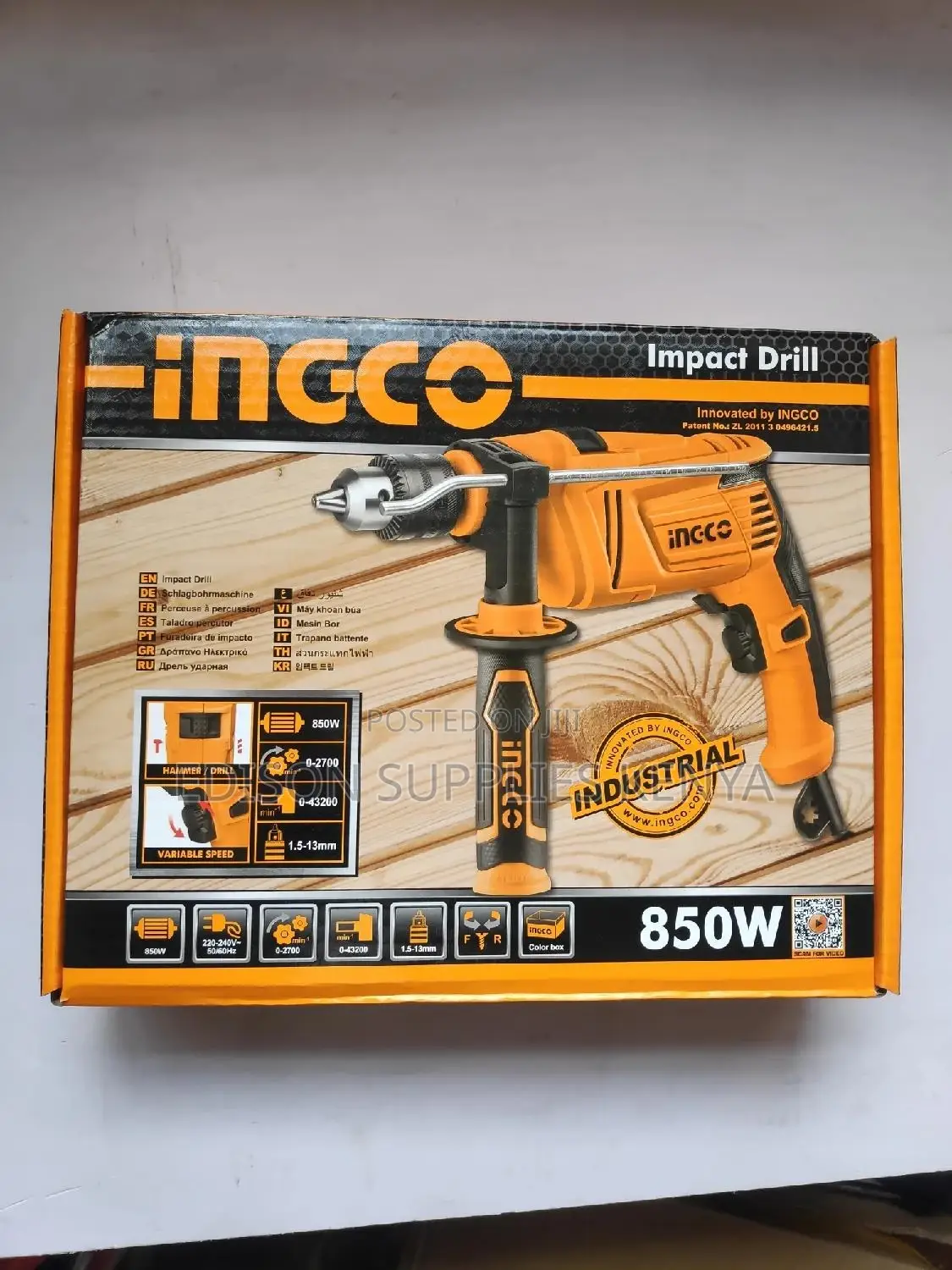Hammer Drill 850W Ingco Impact Drill 850W Heavy Duty BEST