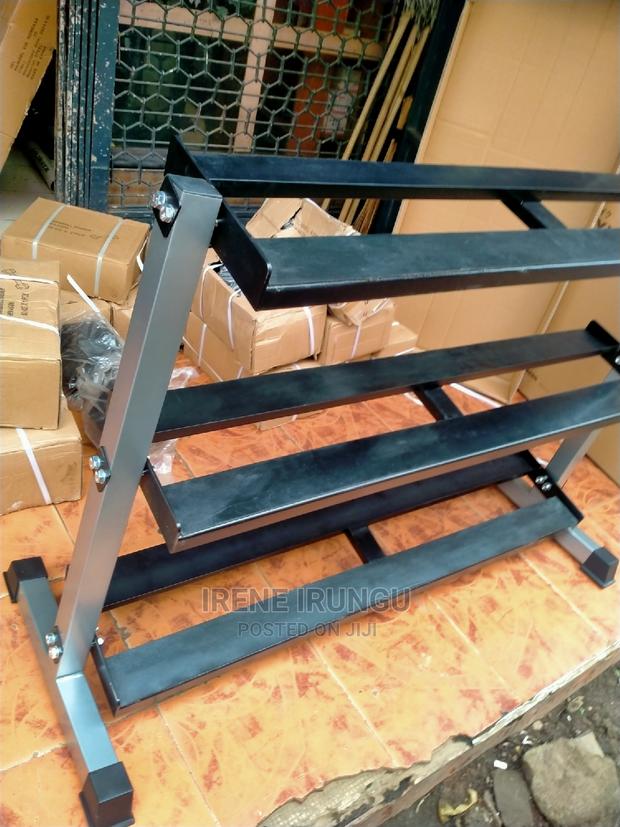 Commercial , 3 Tier Dumbell Rack