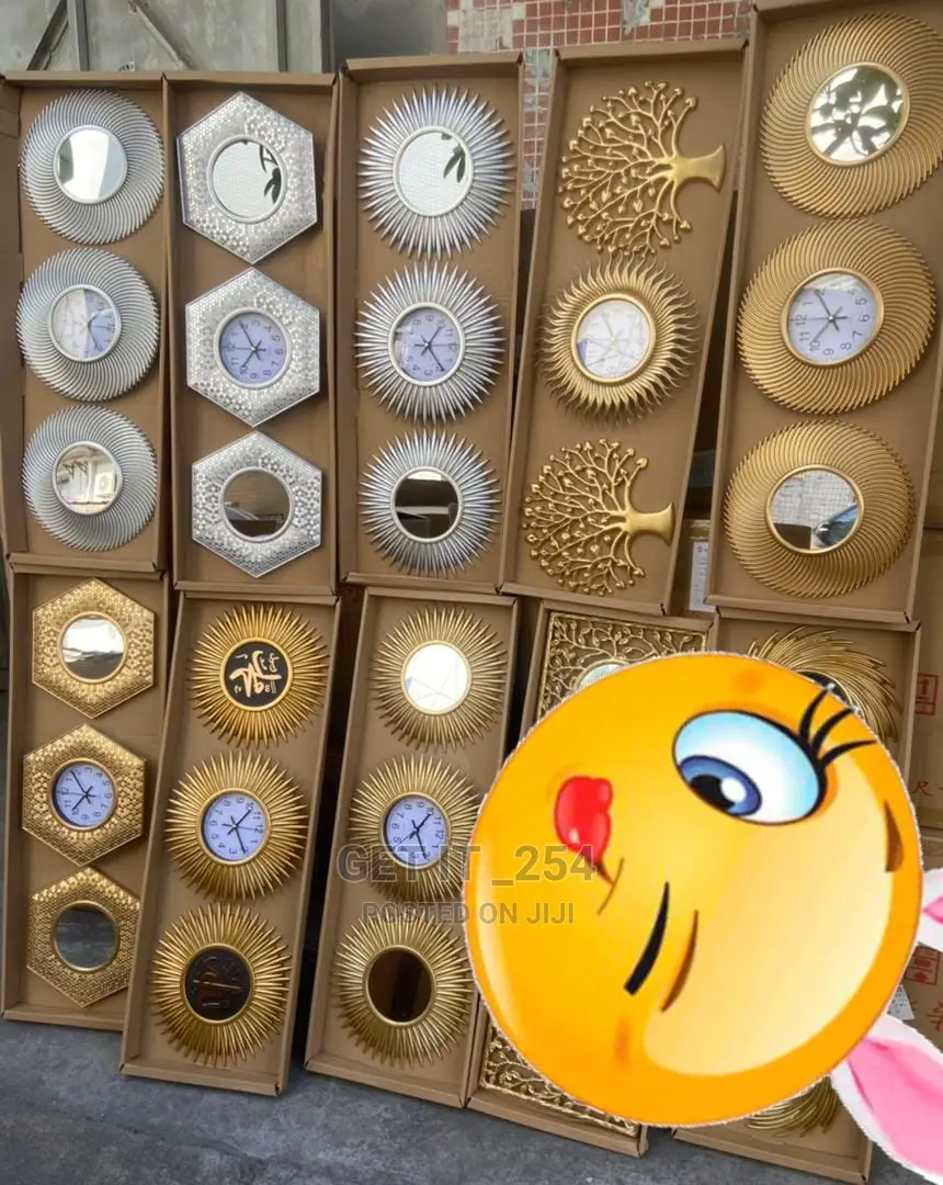 3 in 1 Decor Clock Mirror Combination