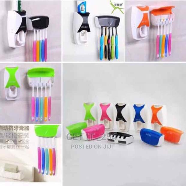 Toothbrush Holder/ Toothpaste Dispenser