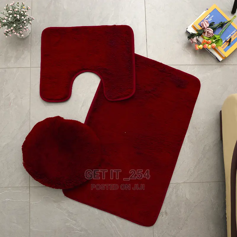 Fluffy 3 in 1 High Quality Toilet Mat