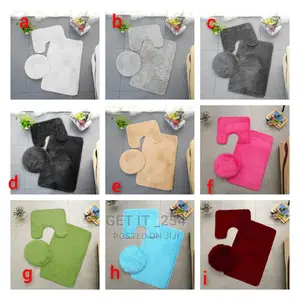 Fluffy 3 in 1 High Quality Toilet Mat