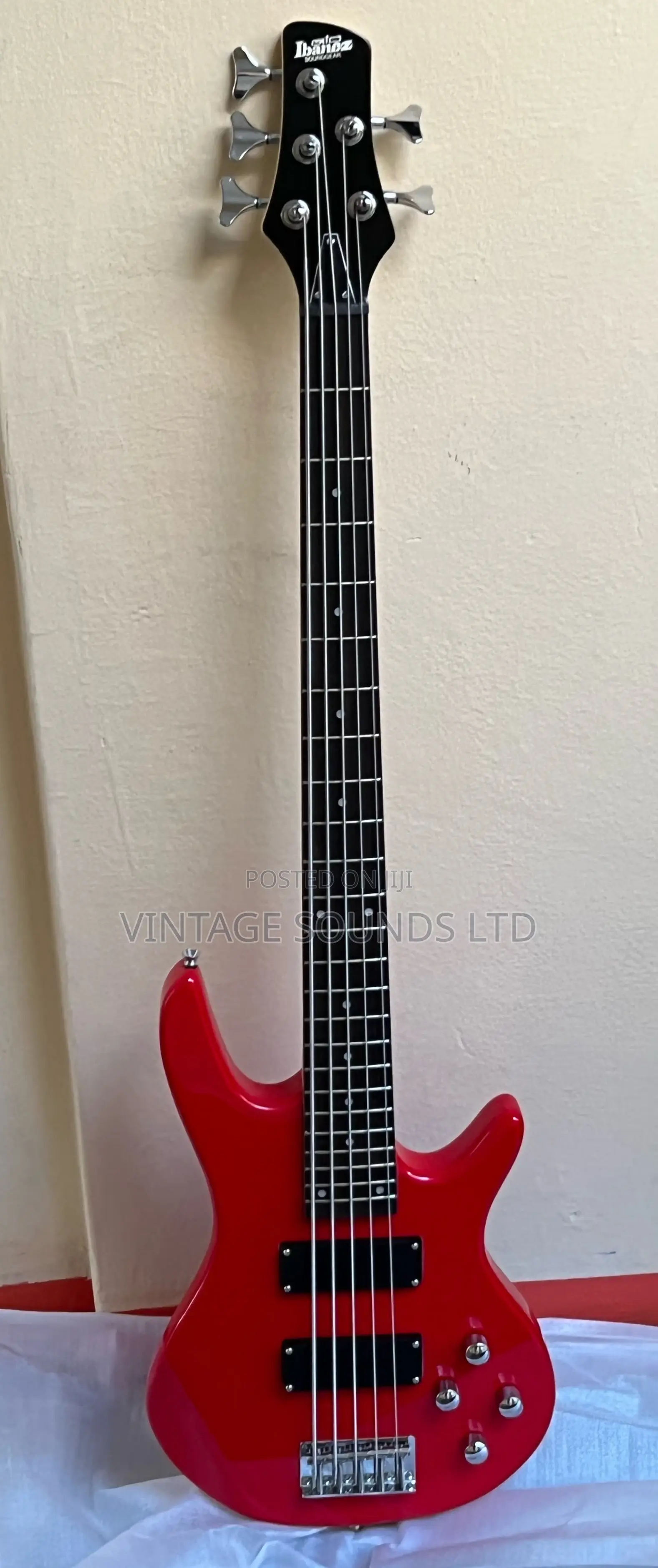 Ibanez GSR205 GIO Series 5-String Electric Bass Guitar( Red)